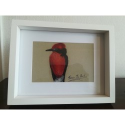 Cuadro en pastel sobre material ecológico